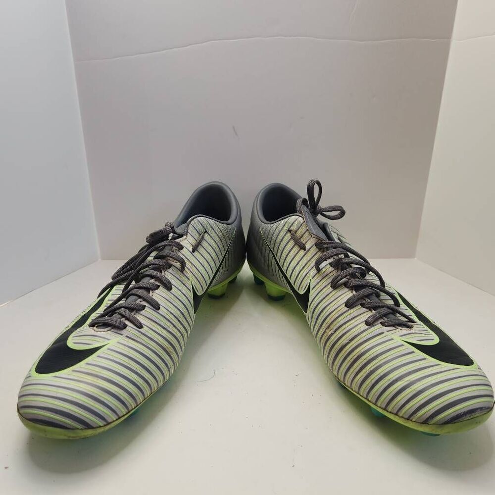 Nike Mens Elite Green Mercurial Vapor XI Football Soccer Cleats Boots Size 9